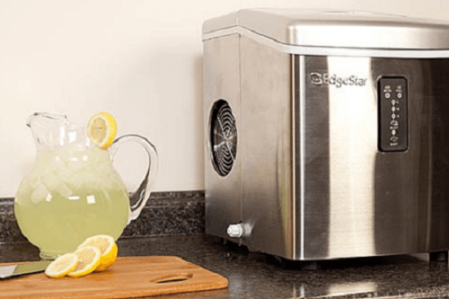 Ice Maker And Lemonade On A Counter